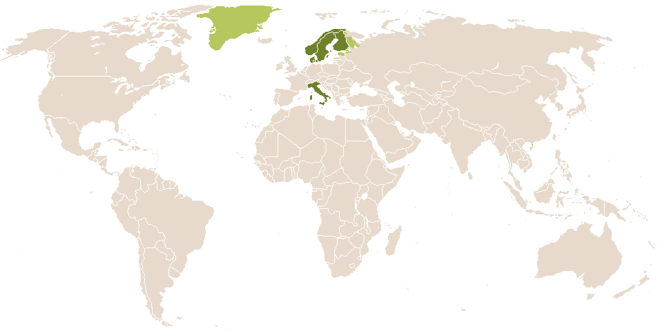 world popularity of Evangelia