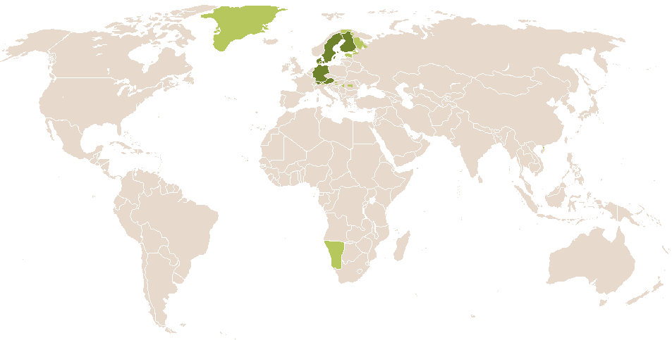 world popularity of Jakobina