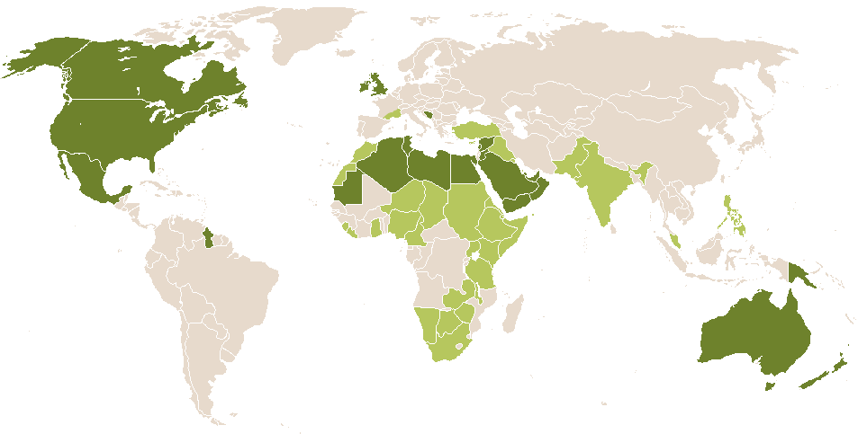 world popularity of Omar