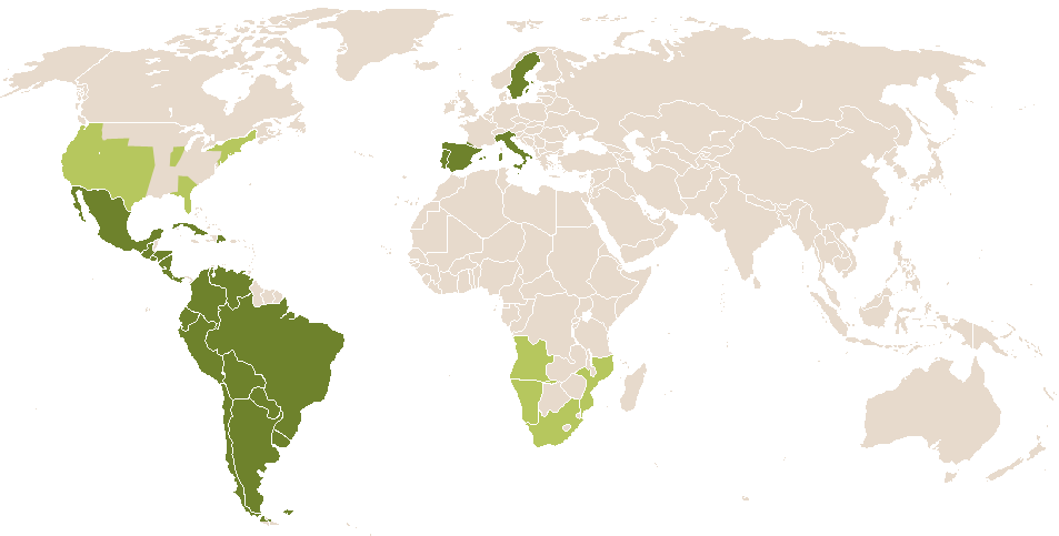 world popularity of Atanasia