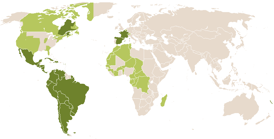 world popularity of Thiago