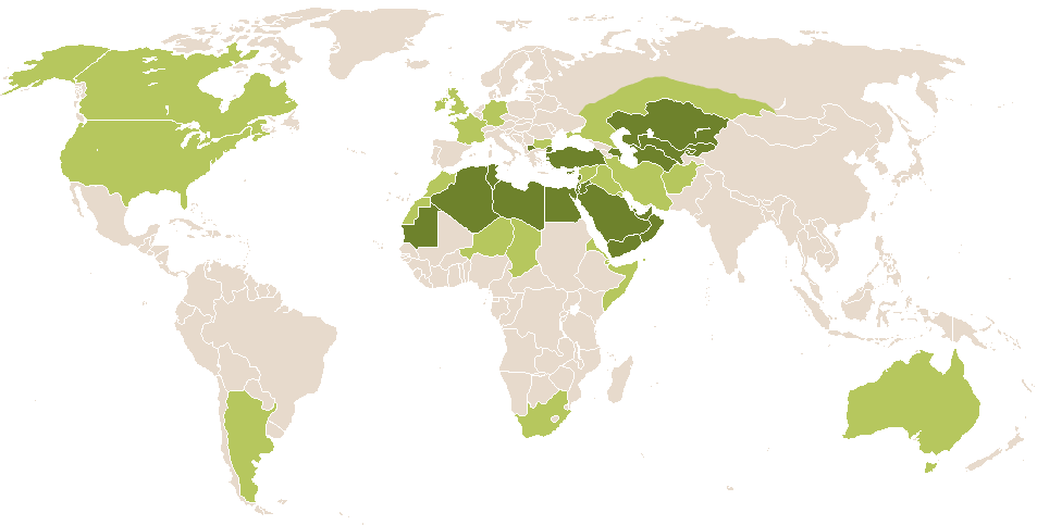 world popularity of Nuri