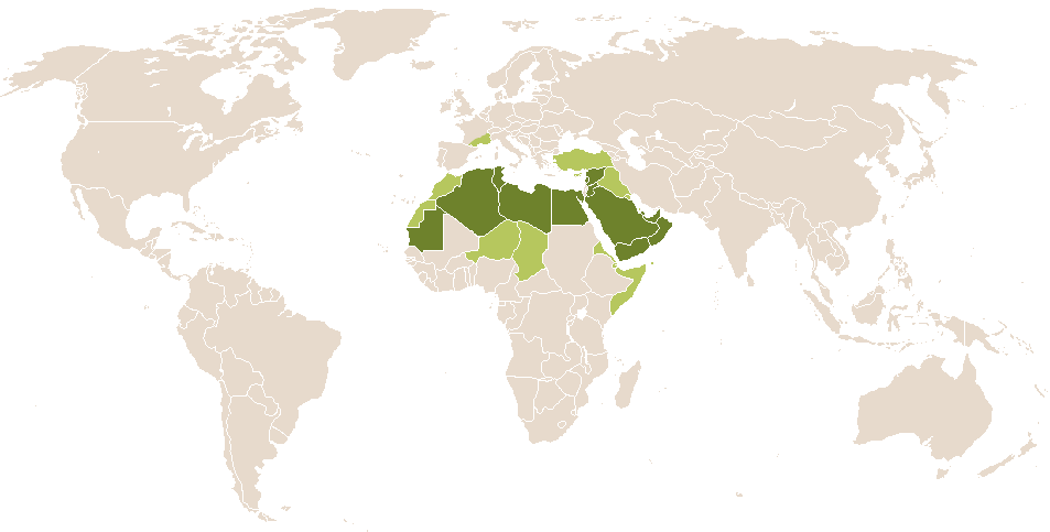 world popularity of Aeshah