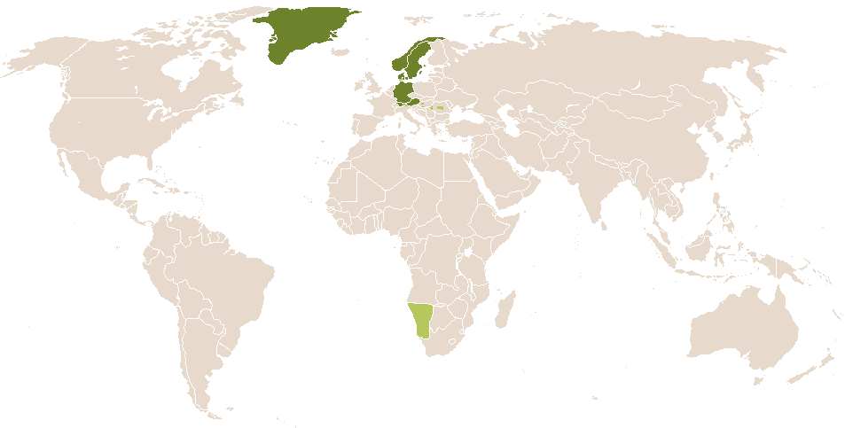world popularity of Birte