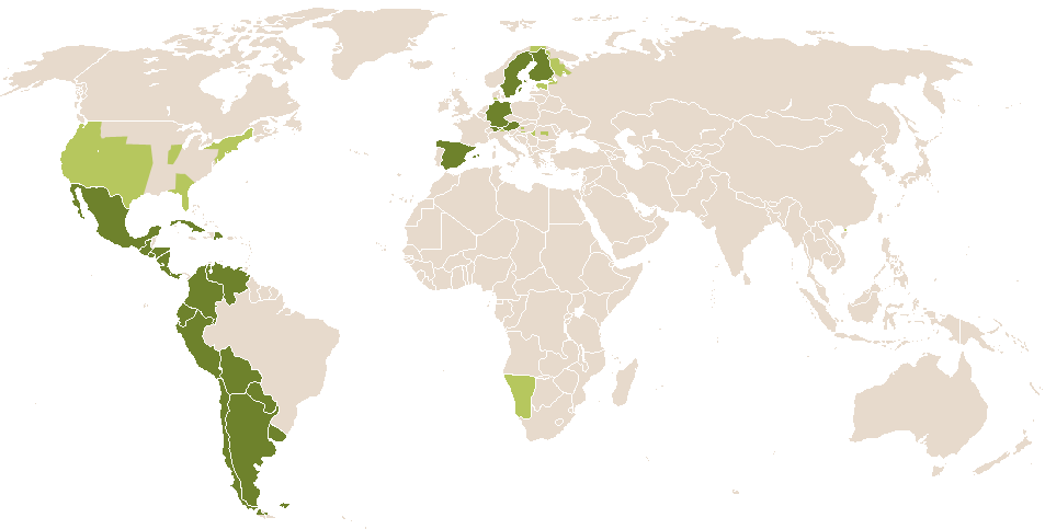 world popularity of Hilaria