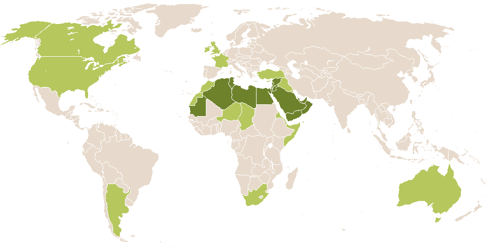 world popularity of Nuriyah