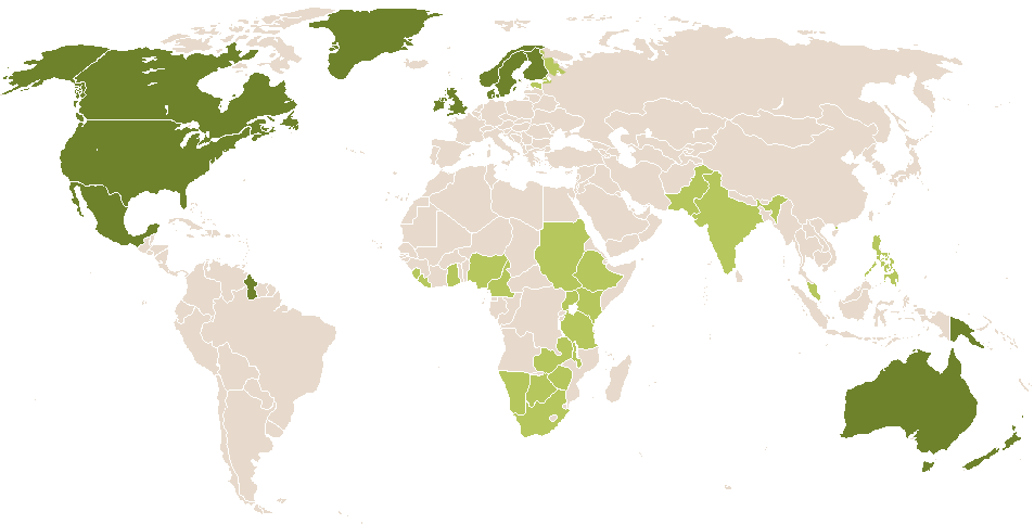 world popularity of Mariane