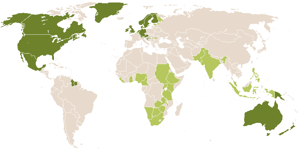 world popularity of Kate