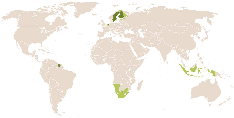 world popularity of Helmi