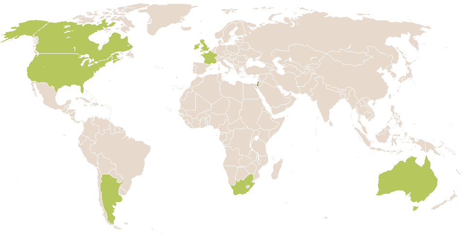 world popularity of Ilana