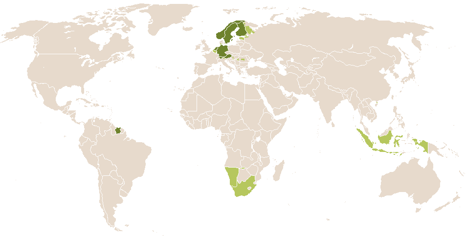 world popularity of Dominicus