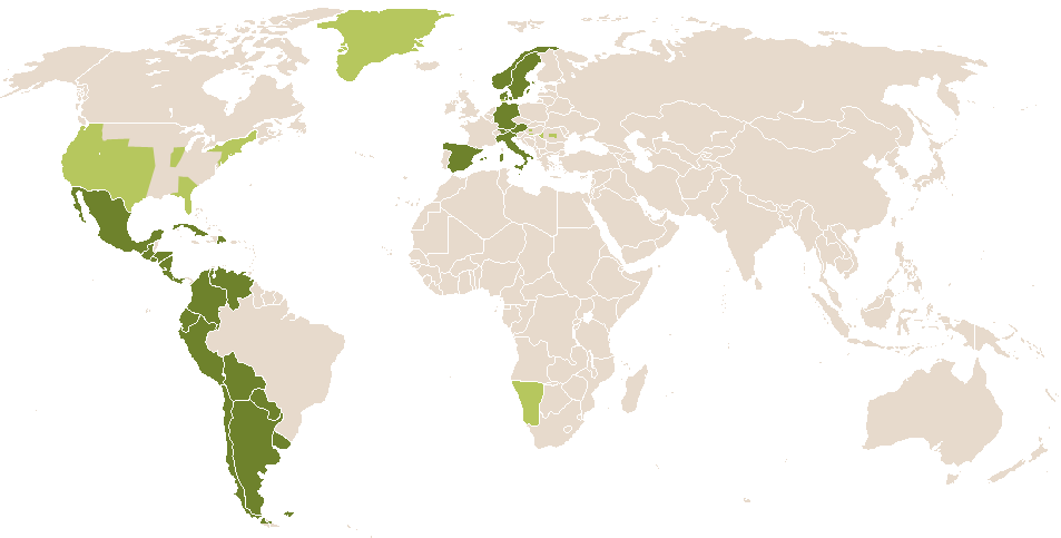 world popularity of Basilia