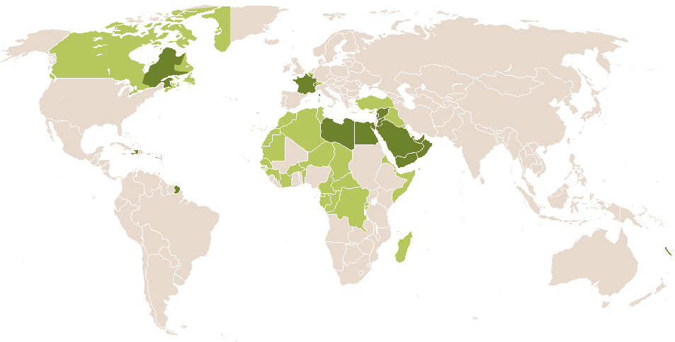 world popularity of Mohamed