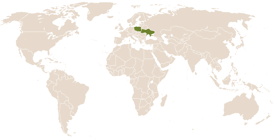 world popularity of Oleksandra