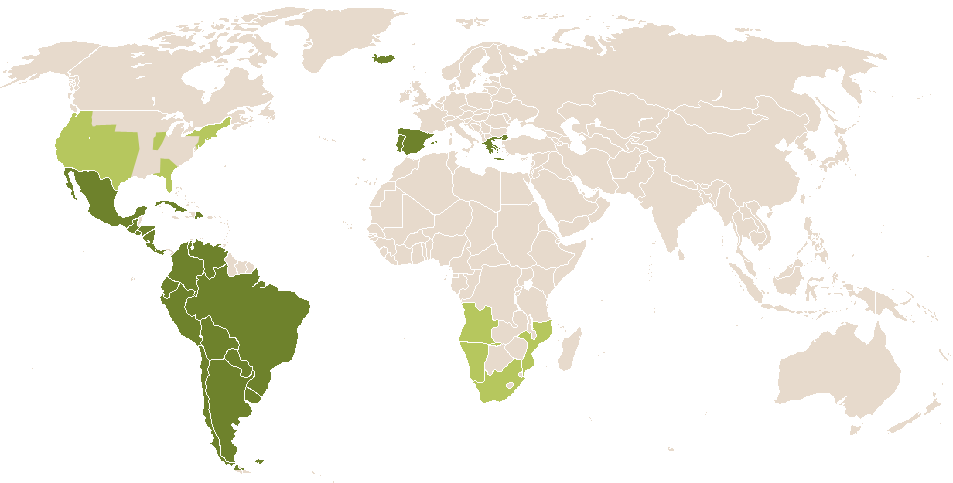 world popularity of Ananías