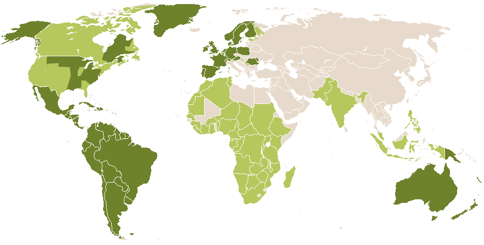 world popularity of Victoria