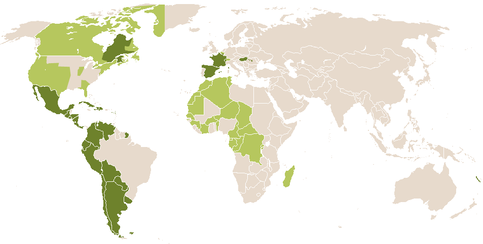 world popularity of Ananké
