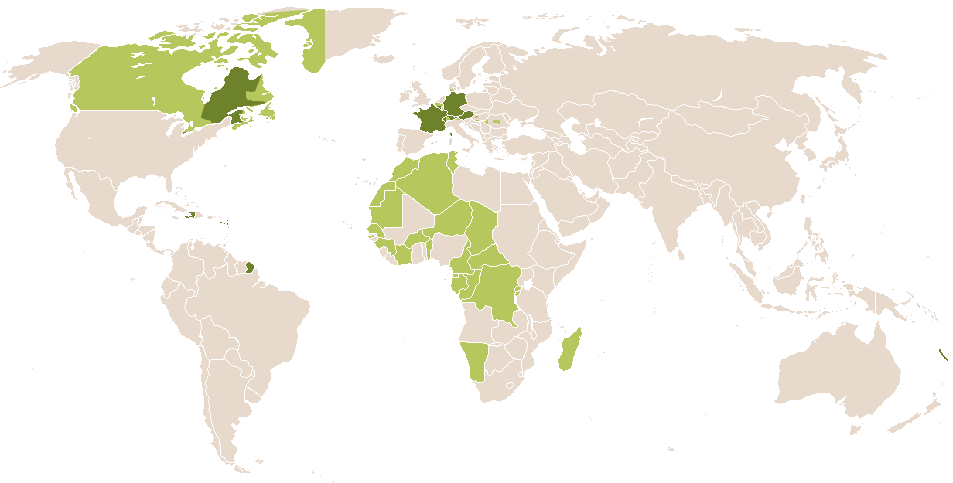world popularity of Hubertine