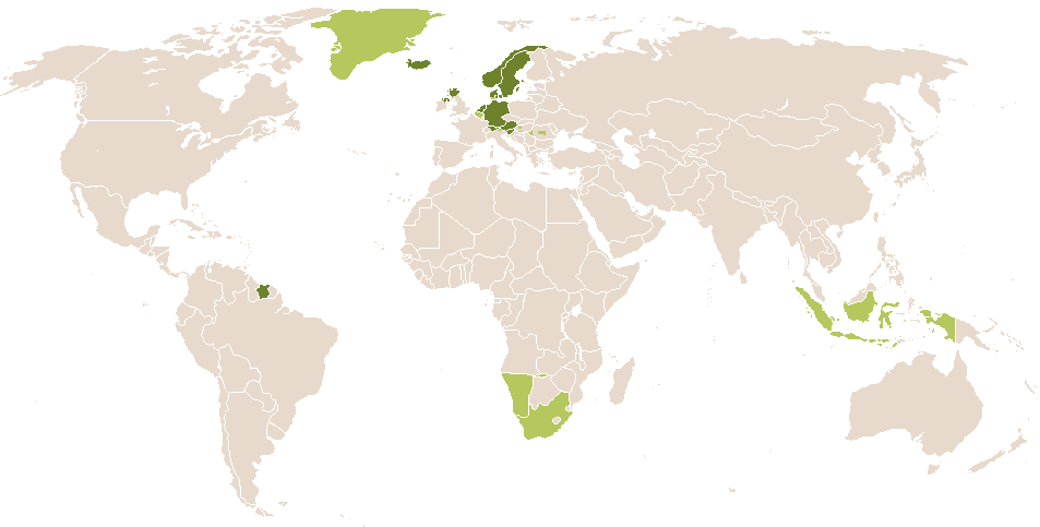 world popularity of Gregor