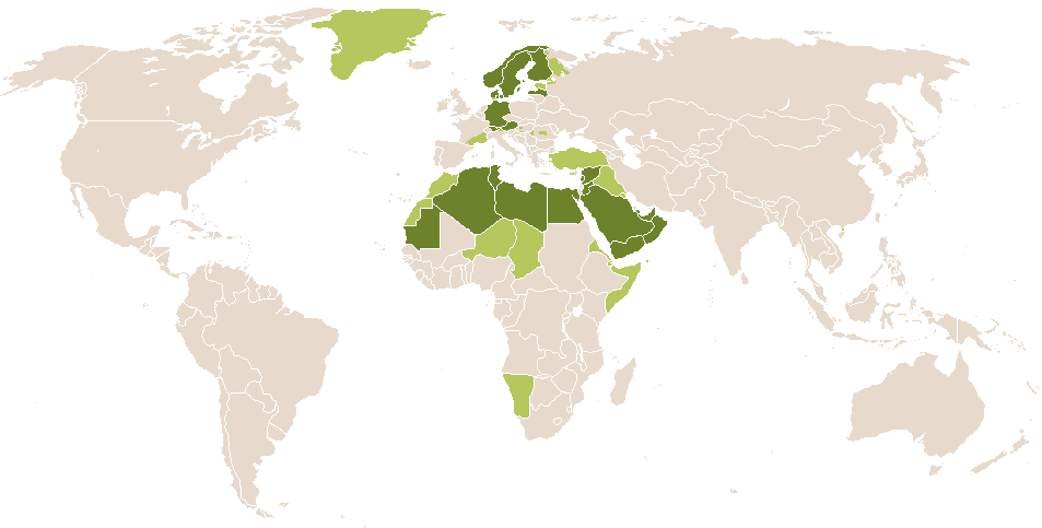 world popularity of Maira