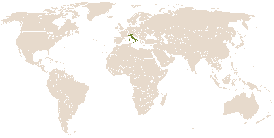world popularity of Concetto