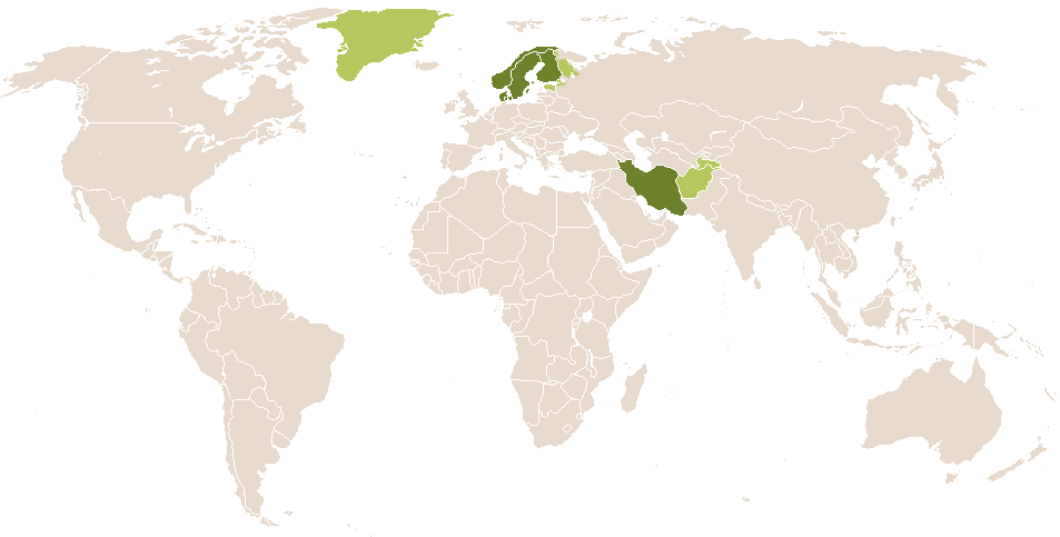 world popularity of Danial