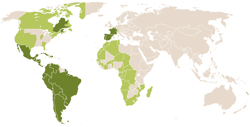 world popularity of Débora