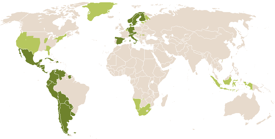 world popularity of Benedicta