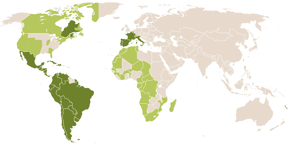 world popularity of Salomé