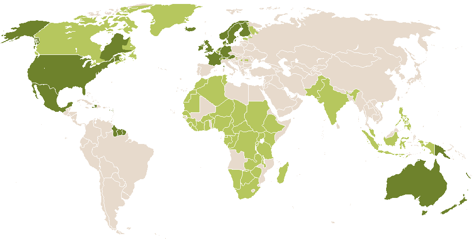 world popularity of Lambert