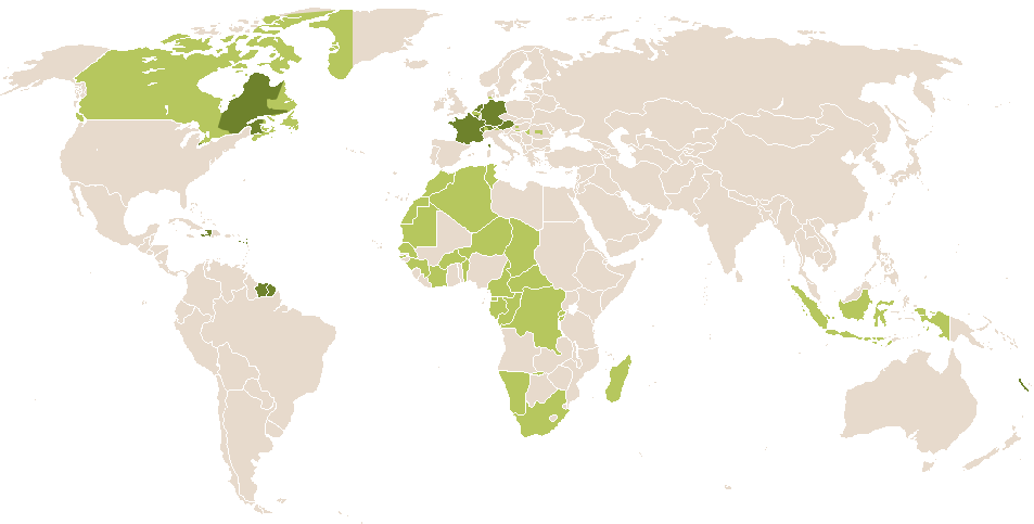 world popularity of Pascal
