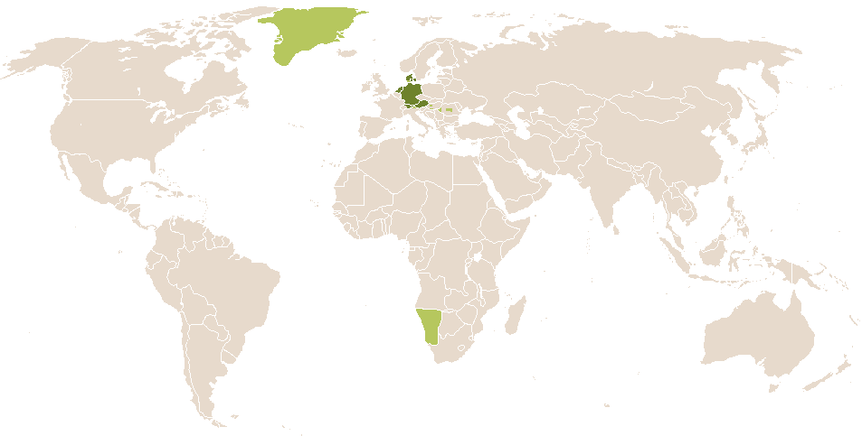 world popularity of Ineke