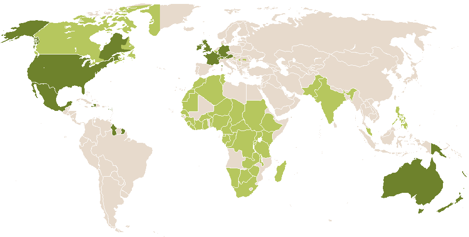 world popularity of Alberic