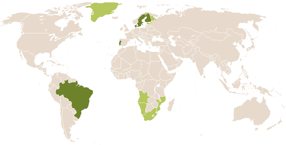 world popularity of Andréa