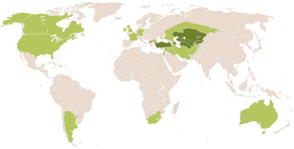 world popularity of Azra