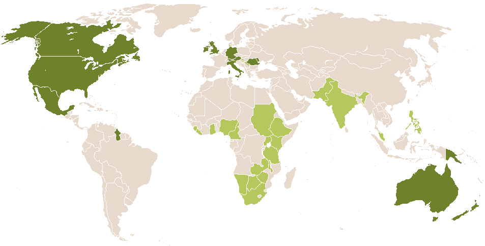 world popularity of Livia