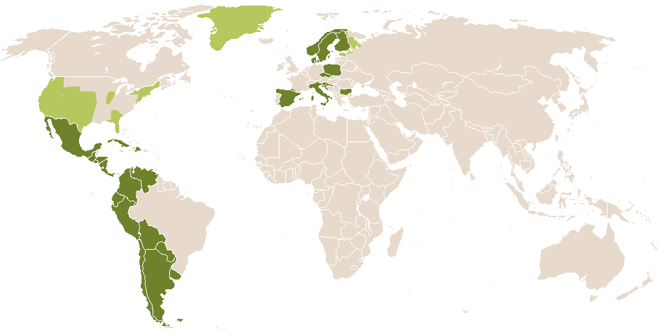 world popularity of Emanuela