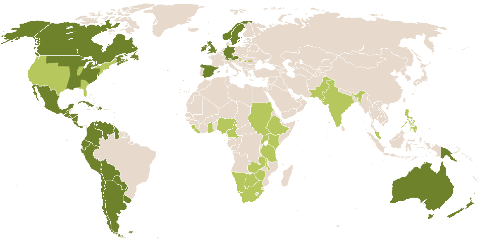 world popularity of Euphemia