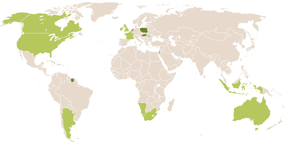 world popularity of Izebel