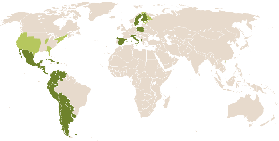world popularity of Altea