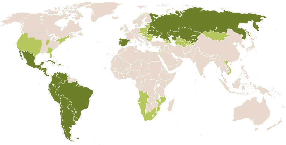 world popularity of Ada