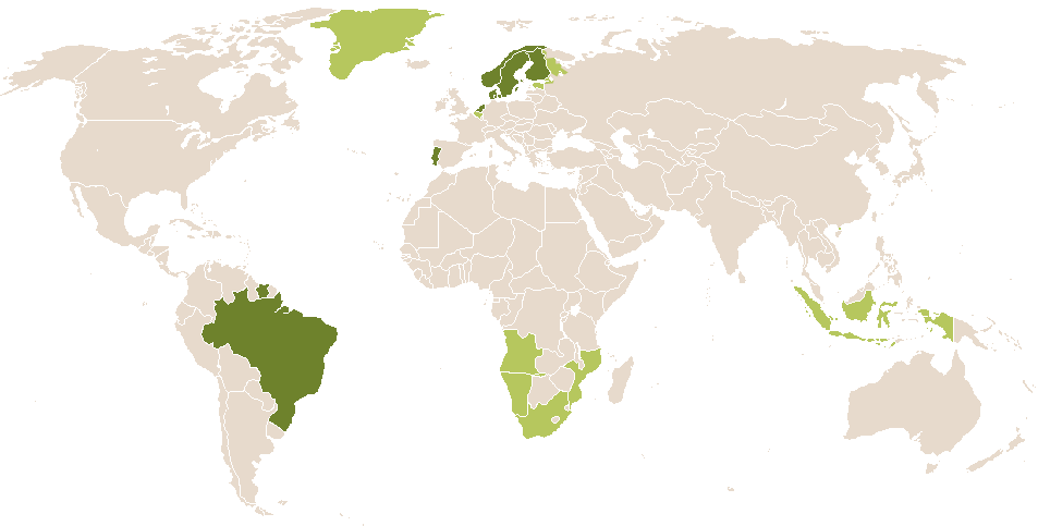 world popularity of Matheus