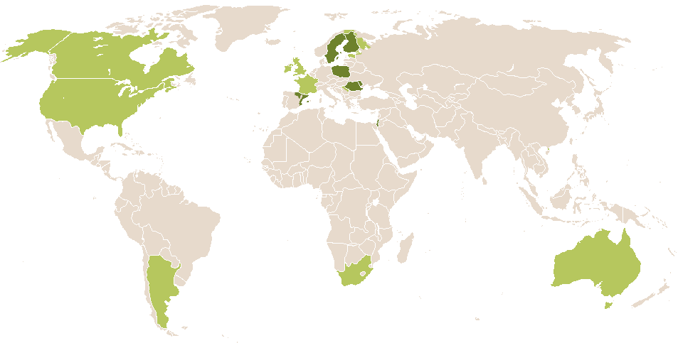 world popularity of Atalia