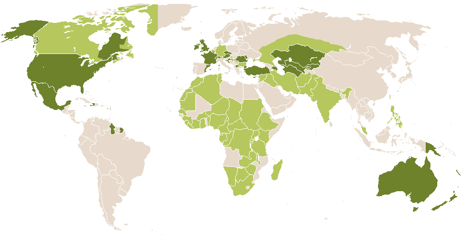 world popularity of Janus