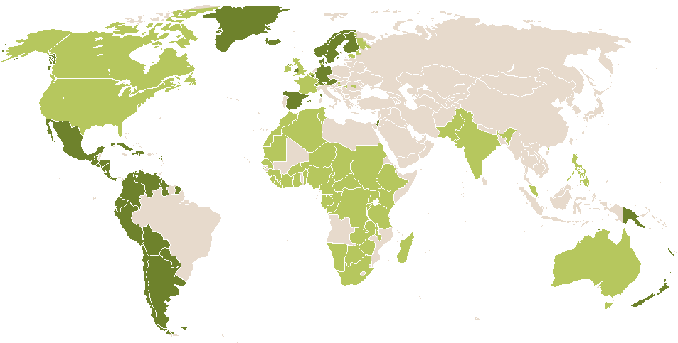 world popularity of Esther