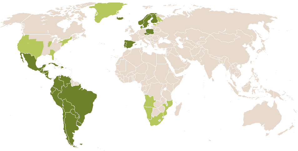 world popularity of Natanael