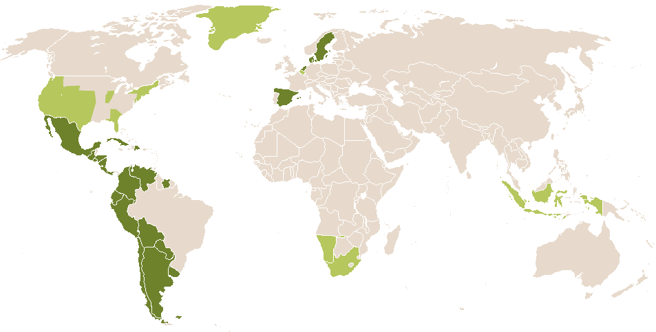 world popularity of Benja