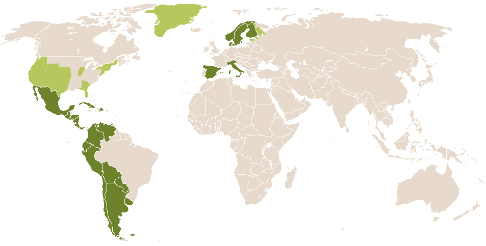 world popularity of Catalina