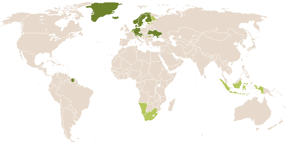 world popularity of Rebekka