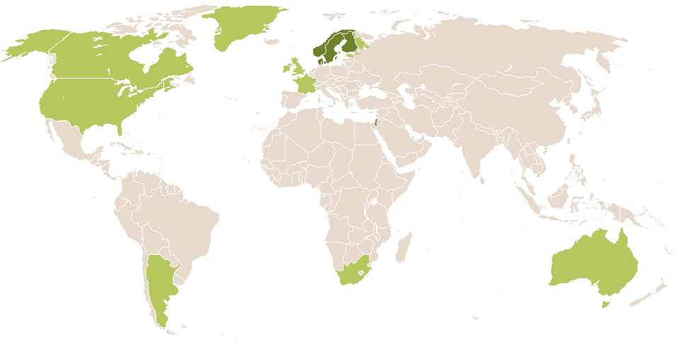 world popularity of Hagar